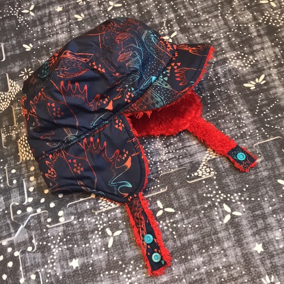 Patagonia Other - Patagonia 24M Reversible Fleece Lined Shell Hat with Ear Flaps